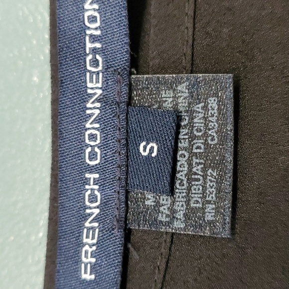 French connection black tunic top with bling. Size‎ small. Long sleeves. - Picture 6 of 8